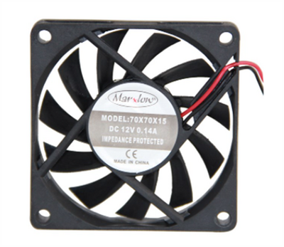 12V DC Fan 70x70x15mm - 1