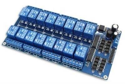 16 Way 5V Relay Module | 16' lı 5V Röle Kartı - 1