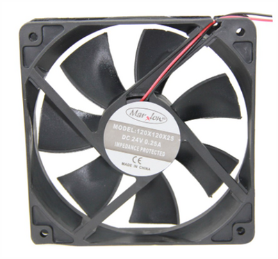 24V DC Fan 120x120x25mm (2 Kablo) - 1