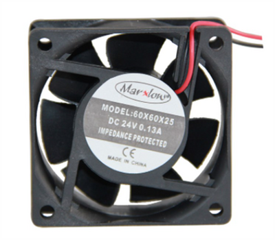 24V DC Fan 60x60x25mm (2 kablo) - 1