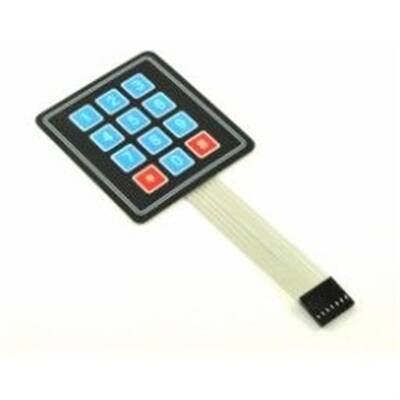 3x4 Membran Tuş Takımı - Keypad - 1