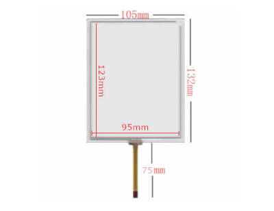 Dokunmatik Panel 5.76 inç 4 Telli Touch Panel (132x105) - 1