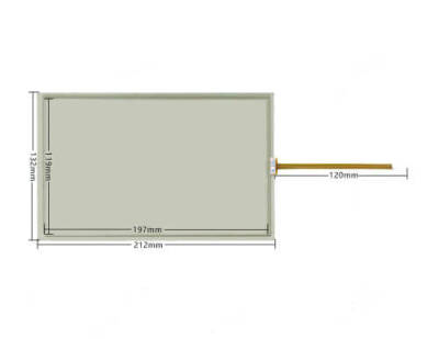 Dokunmatik Panel 9 inç 4 Telli Touch Panel (212x132) AMT10430 - 1
